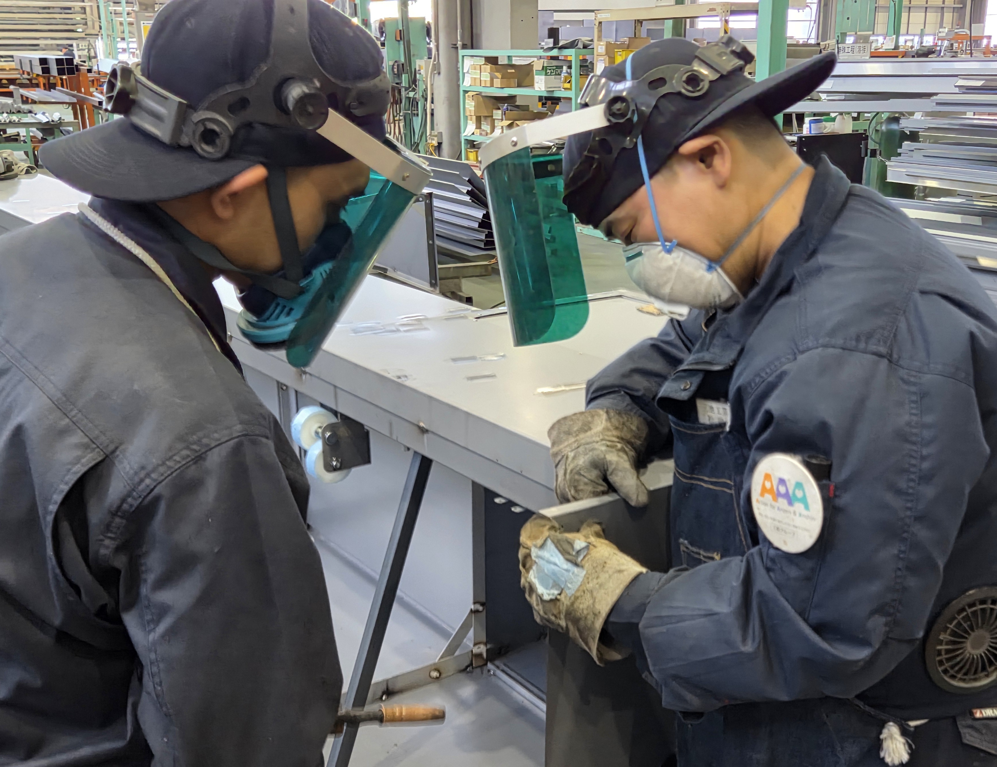 安全第一 福岡県朝倉市 アルミシャッター 三池工業